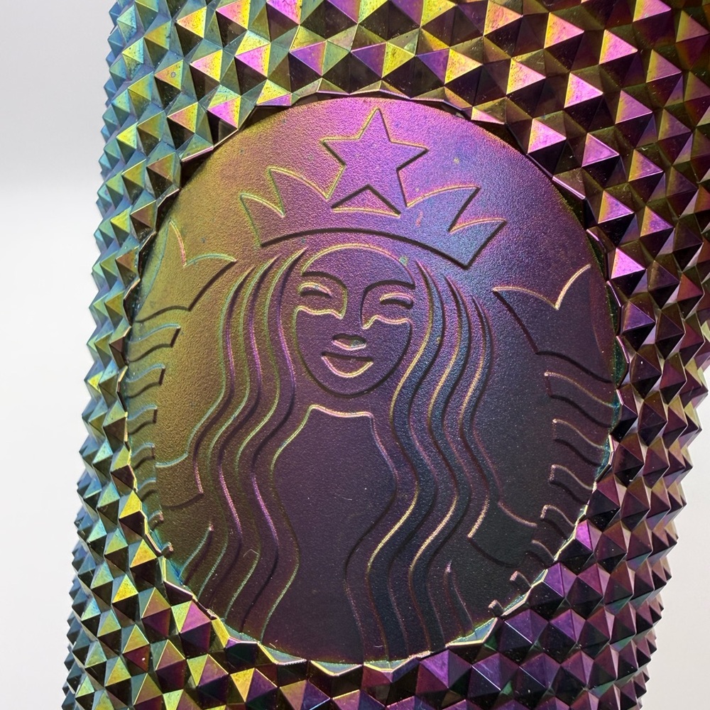 🎉TAKE $10 OFF! Starbucks Fall 2023 "Oil Slick" studded cold cup tumbler 16oz